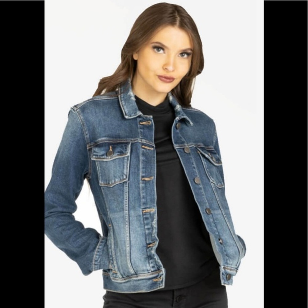 ARTICLES OF SOCIETY Distressed Jean Jacket